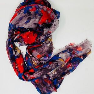 Black Saks Fifth Avenue Oversized Square Scarf Wrap